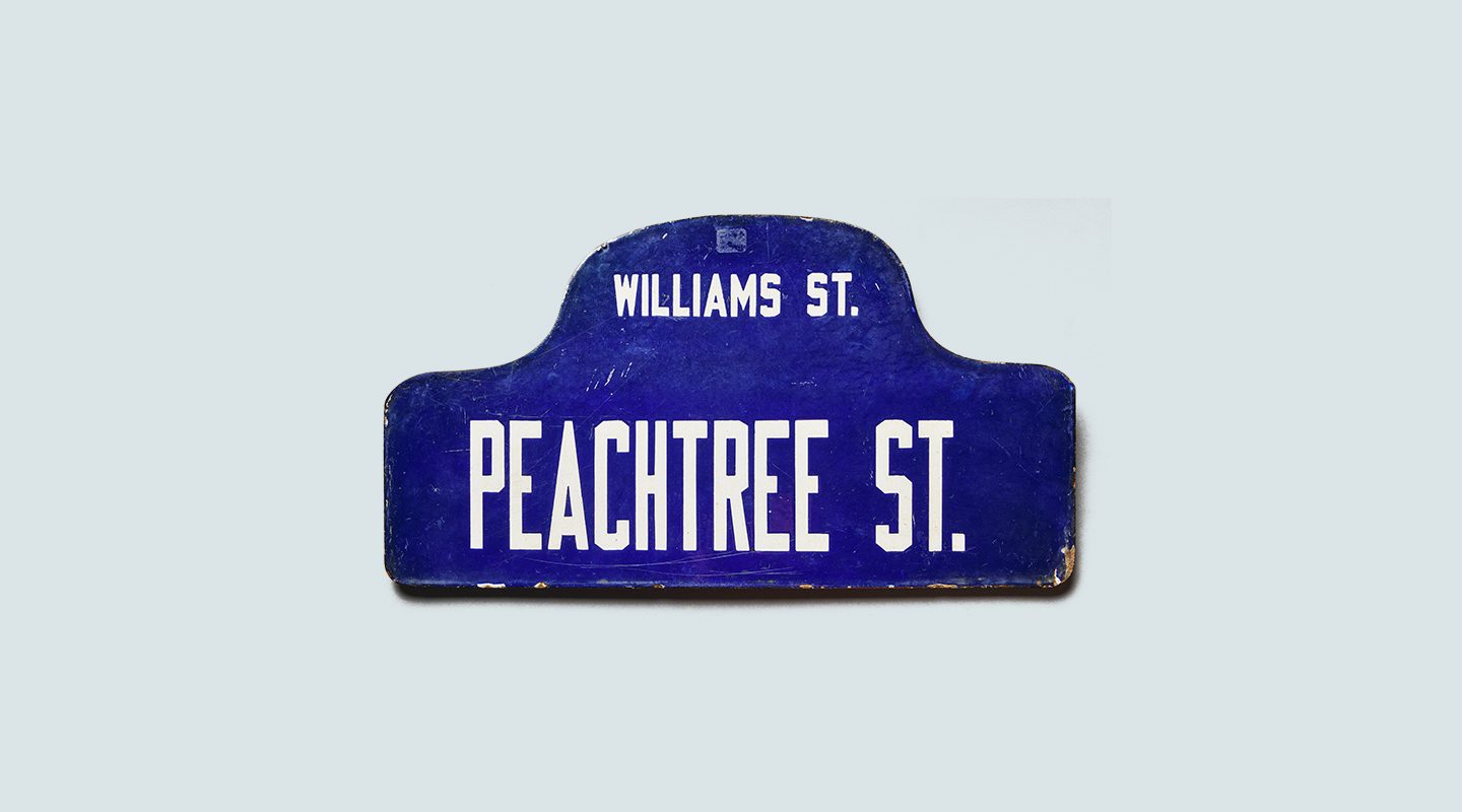 Peachtree Street Signage