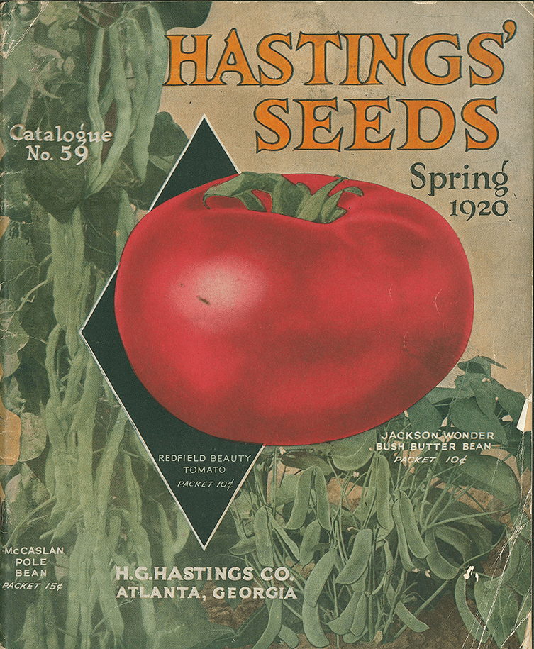 tomato, seed catalog screenshot