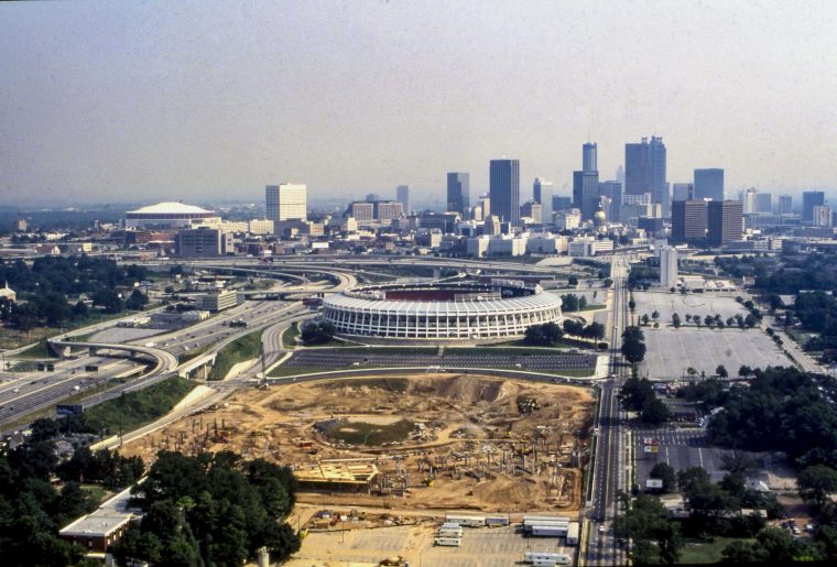 Centennial Olympic Stadium Construction Site