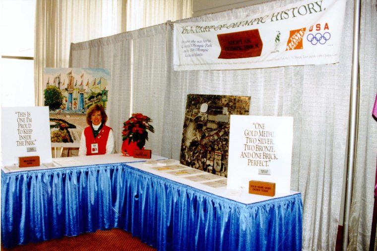 Commemorative Brick Sales Booth