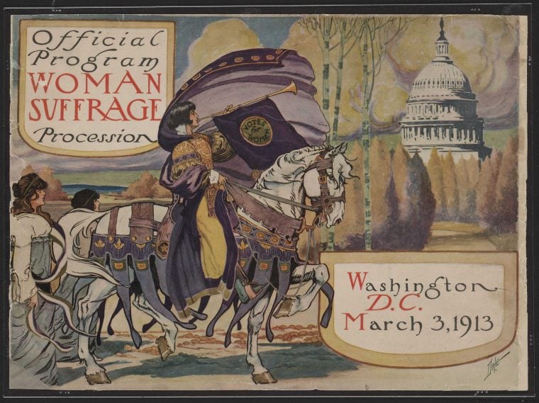Official Program Woman Suffrage Procession
