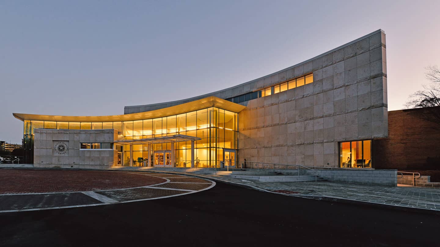 exterior of Atlanta History Center at evening time