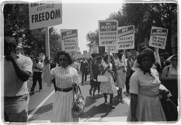 Participants in the March on Washington for Jobs and Freedom