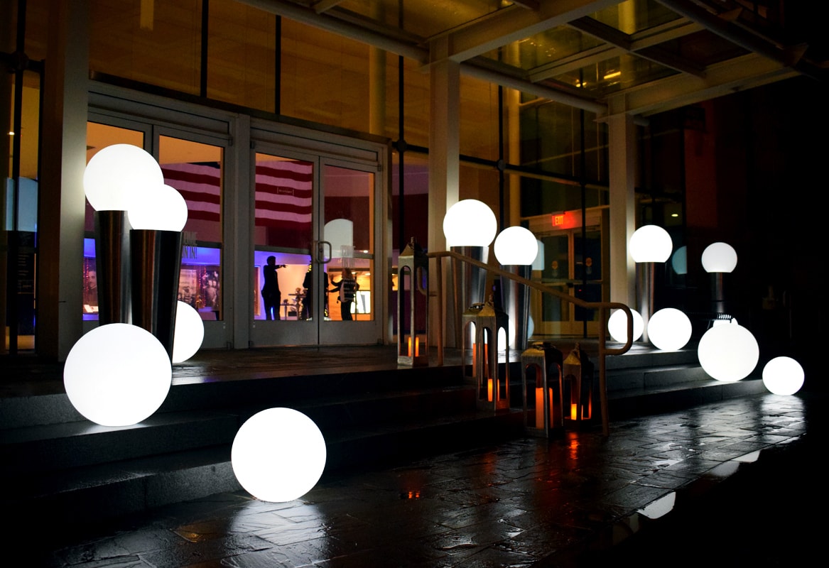 outside setup for events at Atlanta History Museum