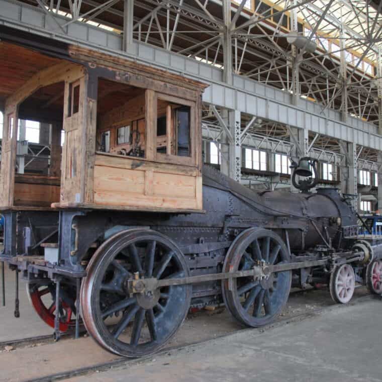 the texas locomotive after removing paint and other renovations