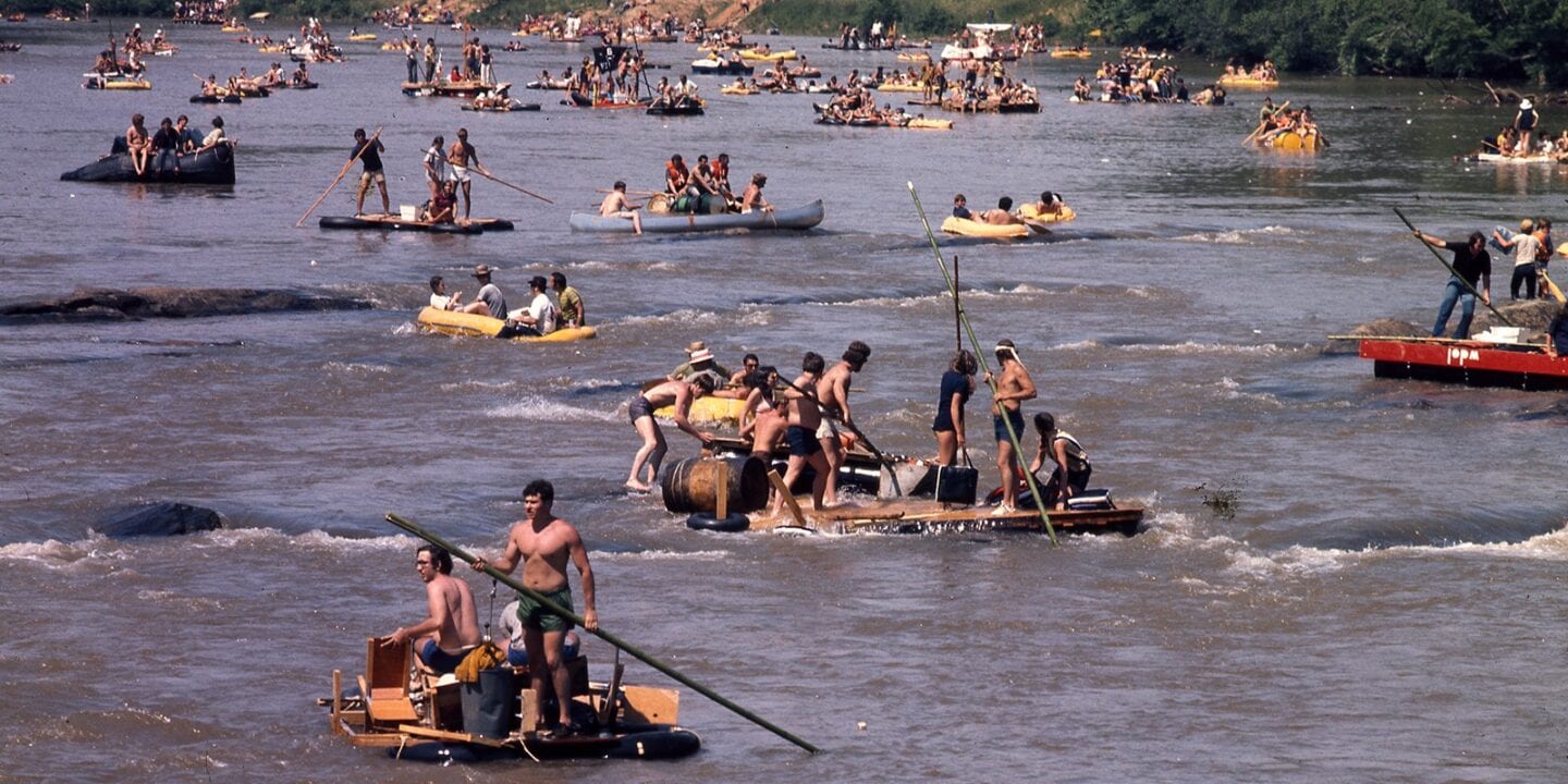 Chattahoochee Raft Race Atlanta in 50 Objects Exhibitions Atlanta