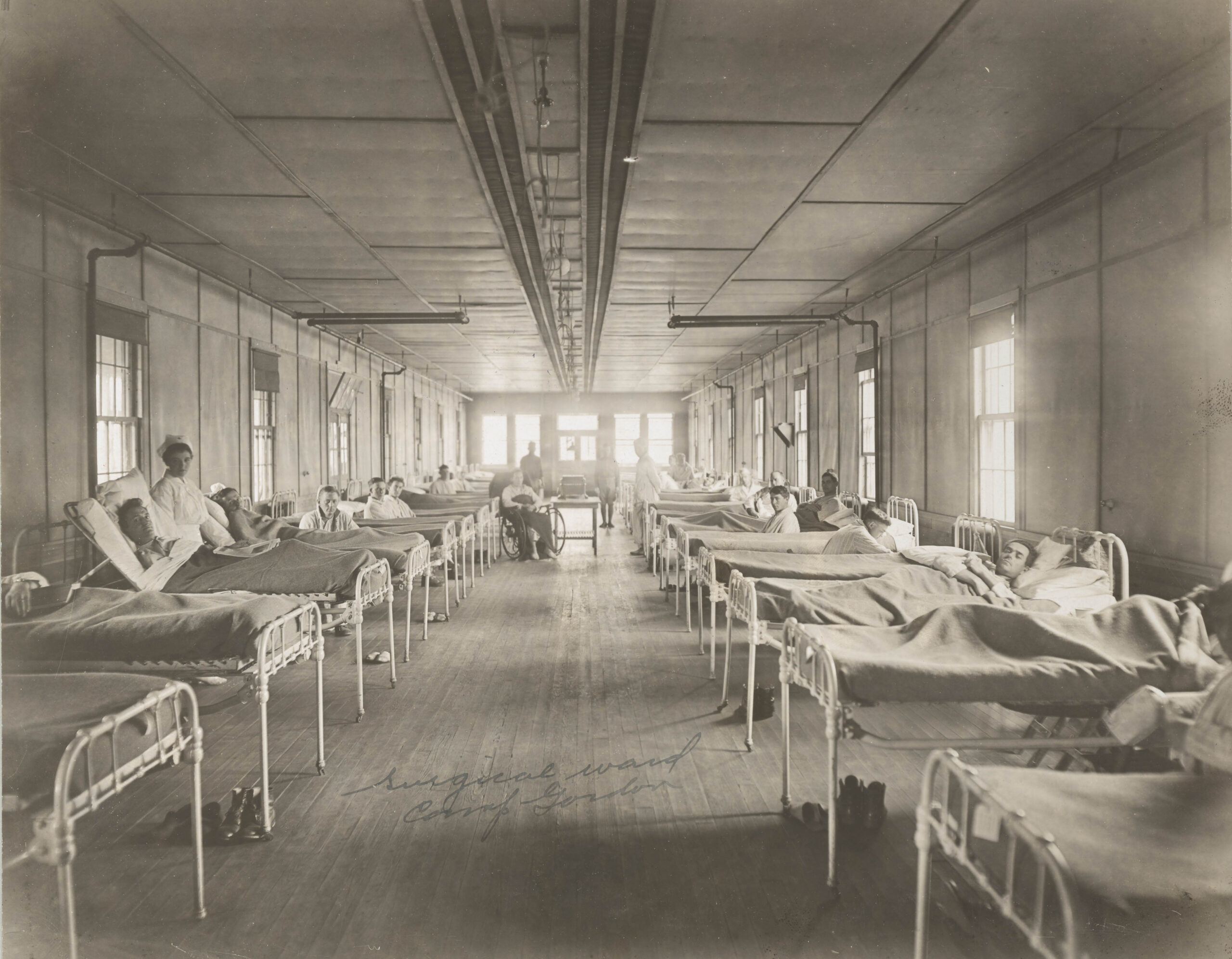 Camp Gordon medical Ward, interior
