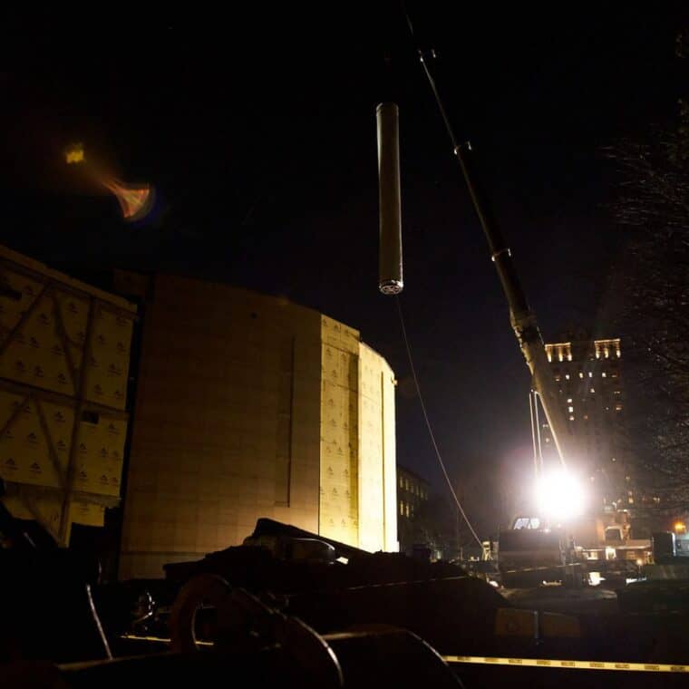 Cyclorama construction/work