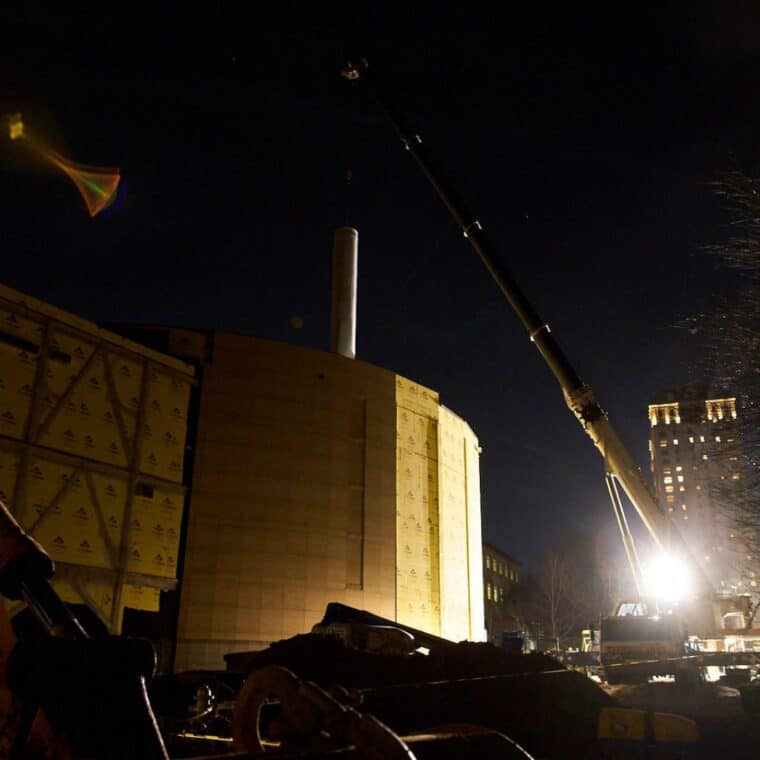 cyclorama work/construction