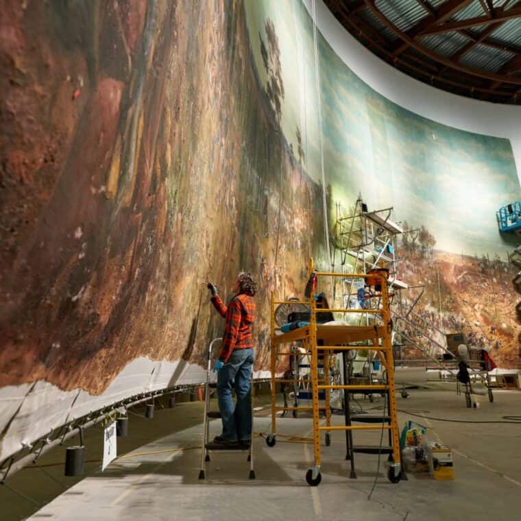 Cyclorama, painting