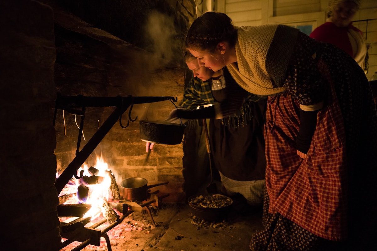 candlelight Nights, by the fireplace