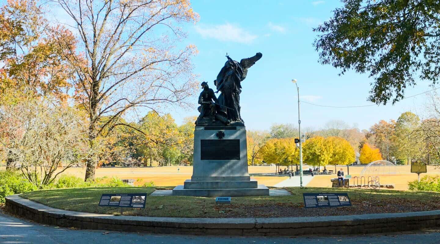 peace Monument mockup