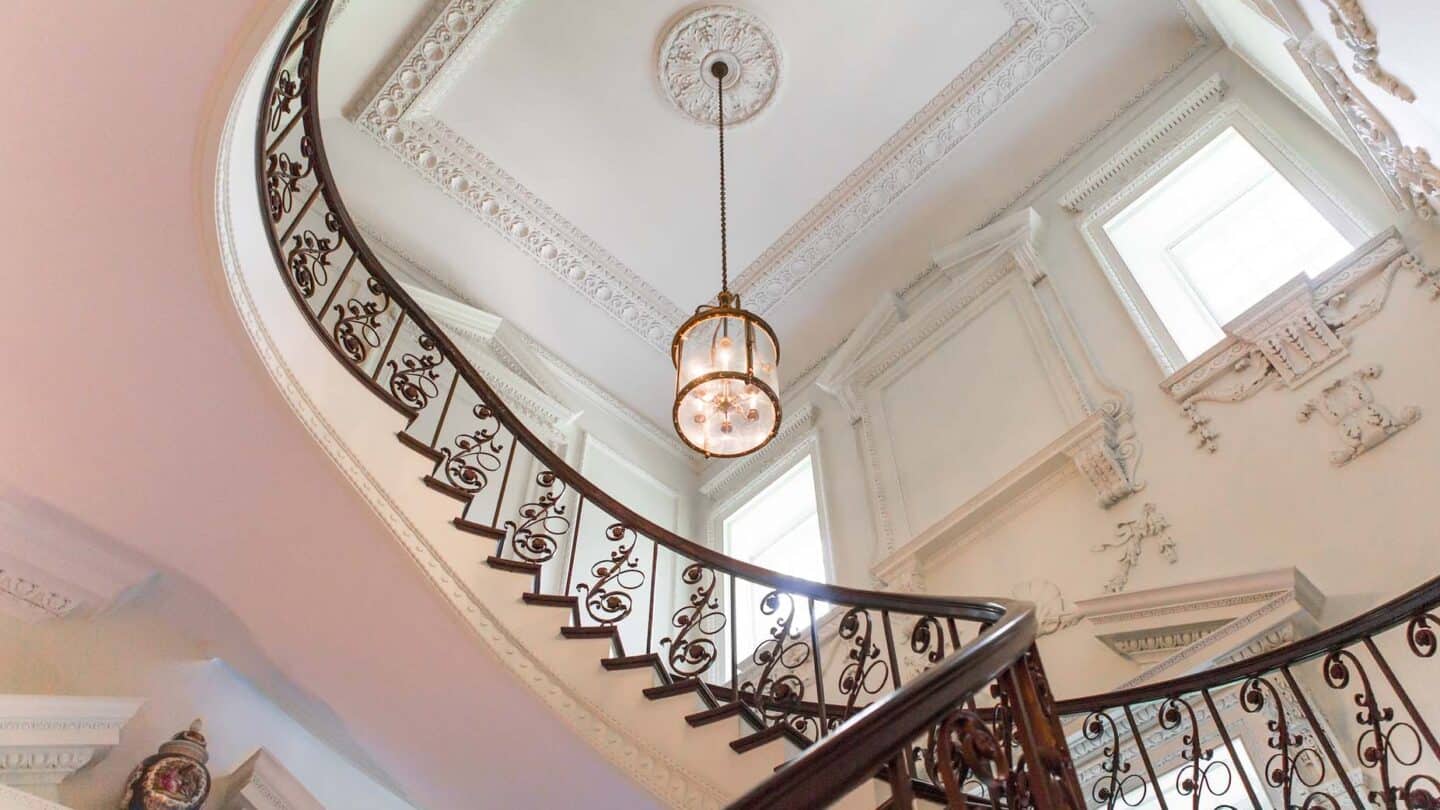 the Swan House staircase