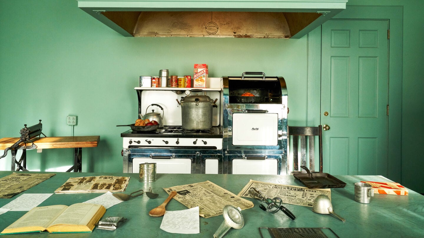 kitchen in the Swan House