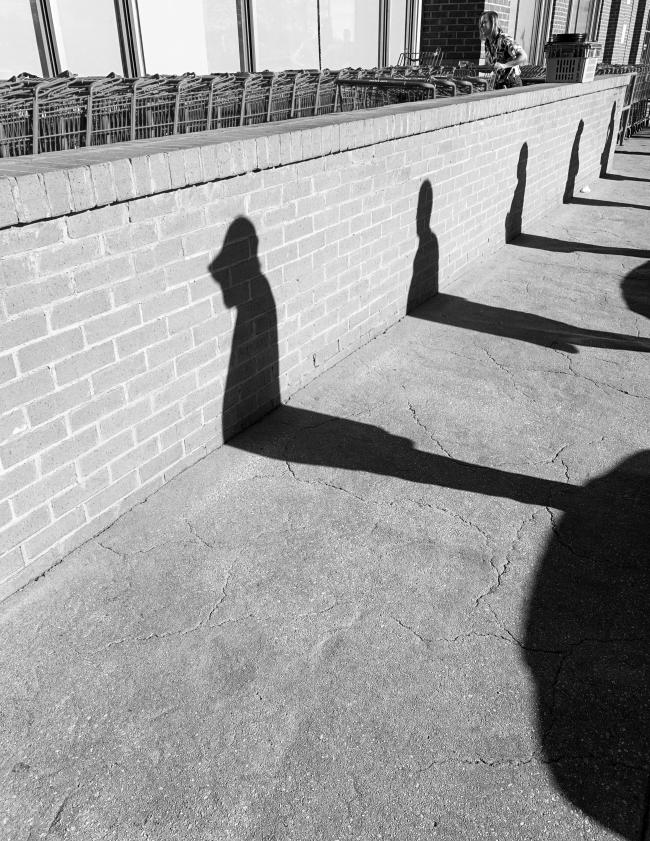 waiting in line shadows