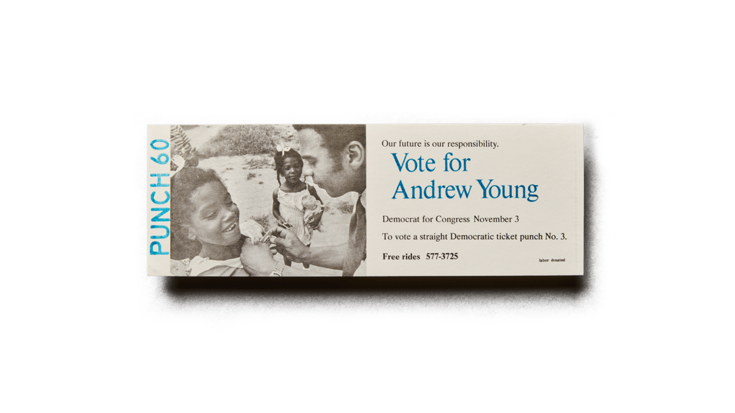 AHC artifact, Andrew Young Campaign card