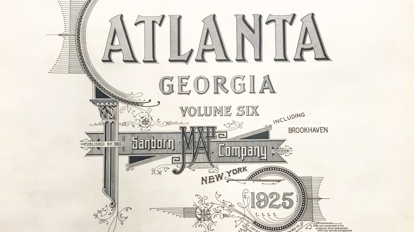 insurance maps of Atlanta Georgia volume 6 cover