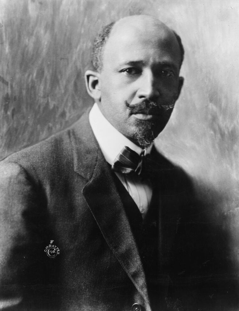 William Edward Burghardt (W.E.B.) Du Bois photographed by Cornelius Marion Battey. Washington, D.C., 1918.