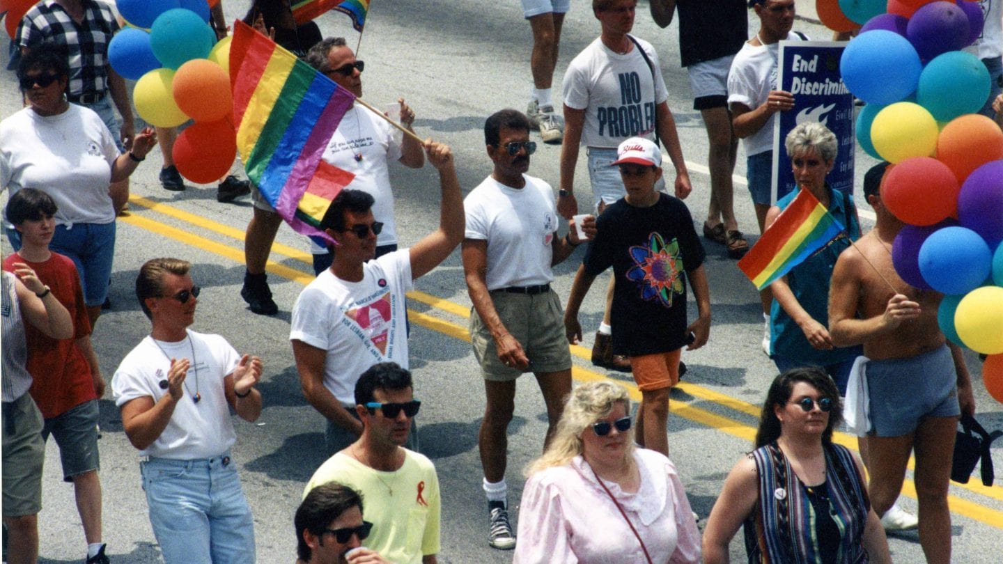 Picture of ATL pride march circa 2002