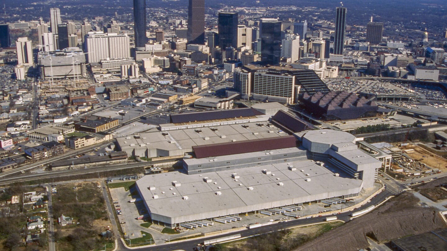 Aerial View of Georgia World Congress Center