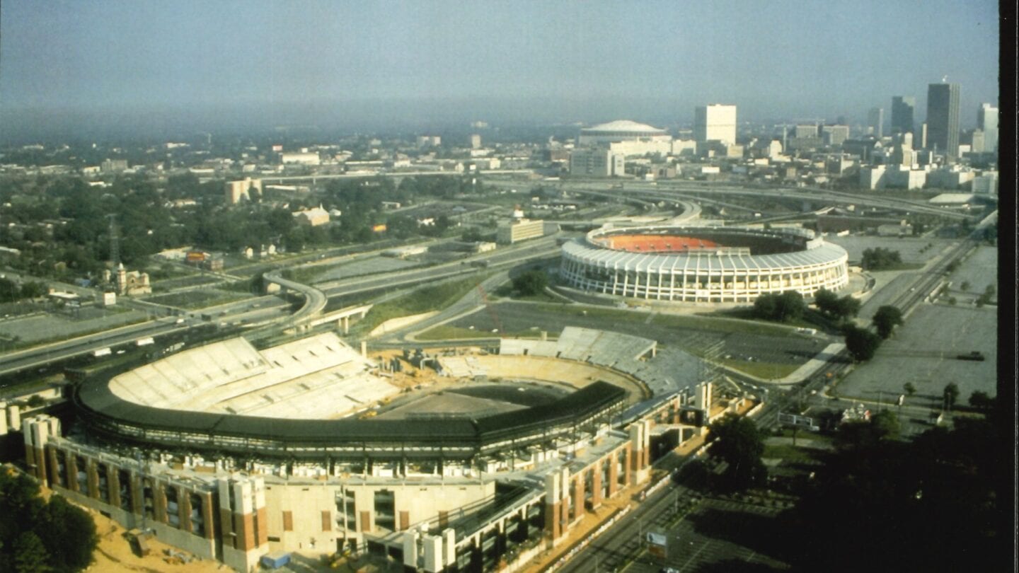 Construction of Centennial Olympic Stadium