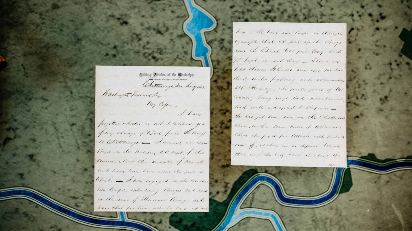 Letter related to the Chattahoochee River