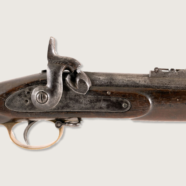 Private Scott Green’s Discharge Papers and Rifle-Musket, 1st U.S. Colored Infantry, 1865