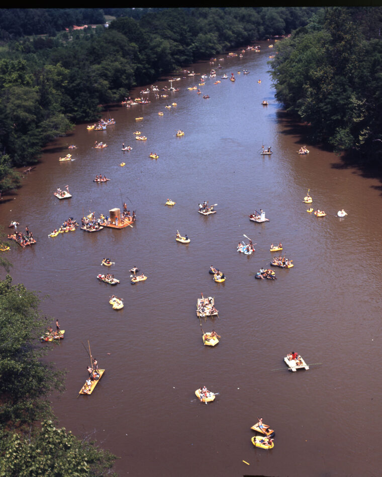 Raft Race along the Chattahoochee River