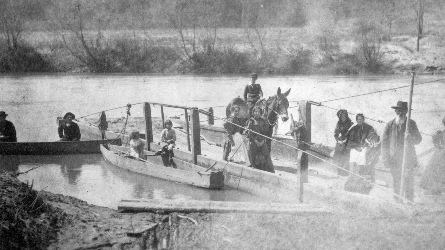 View of Mayson-Turner Ferry on the Chattahoochee River