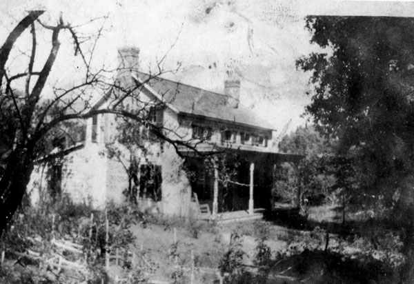 Eery photo of house