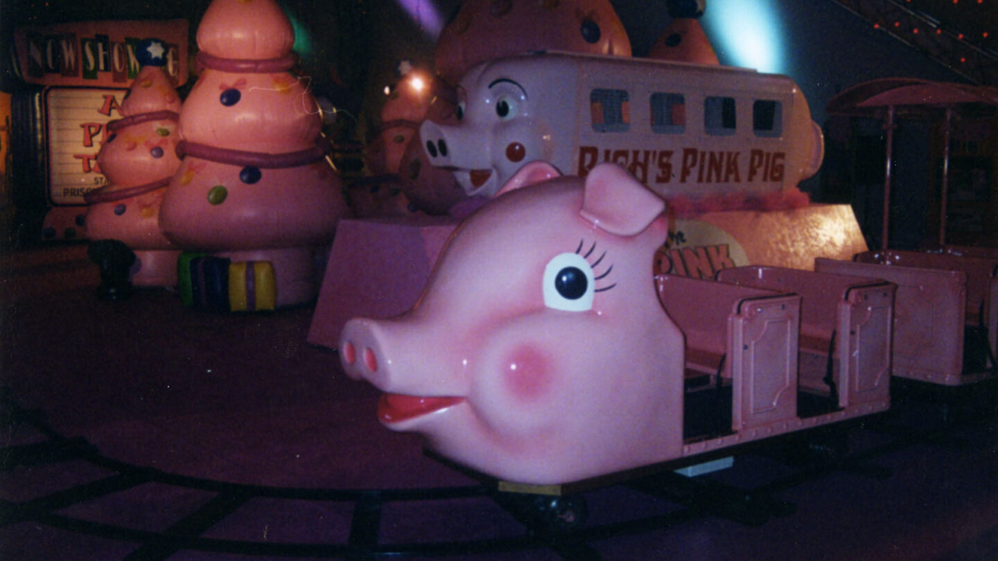 he Pink Pig Ride at Lenox Square mall