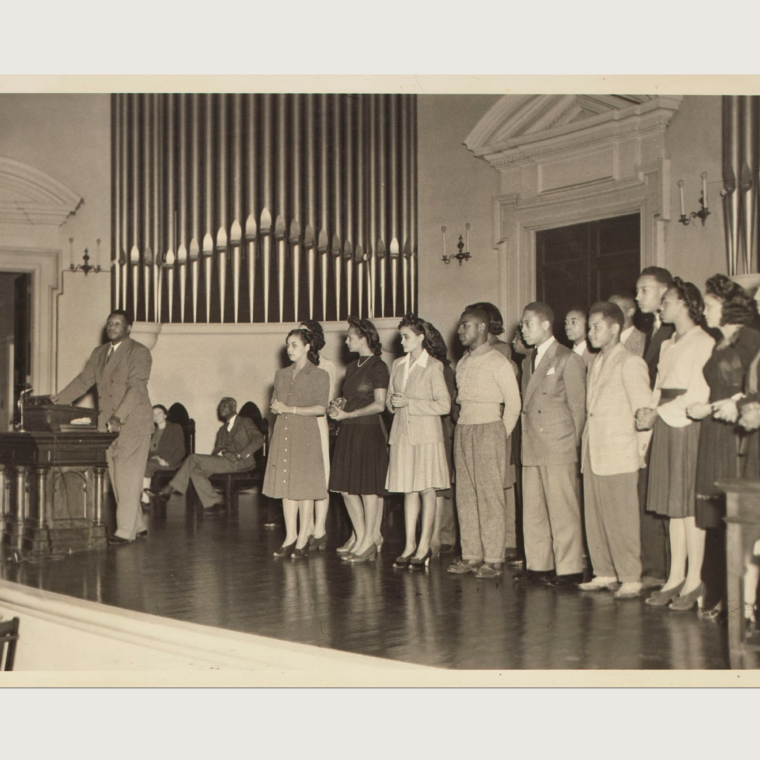 Paul Robeson at Sisters Chapel, Spelman College