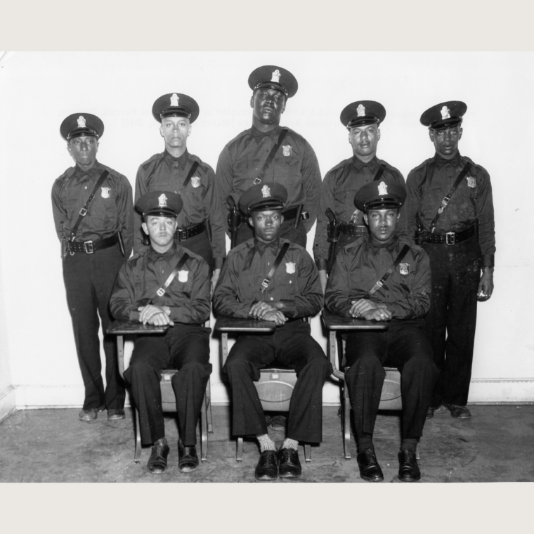African American police officers in Atlanta