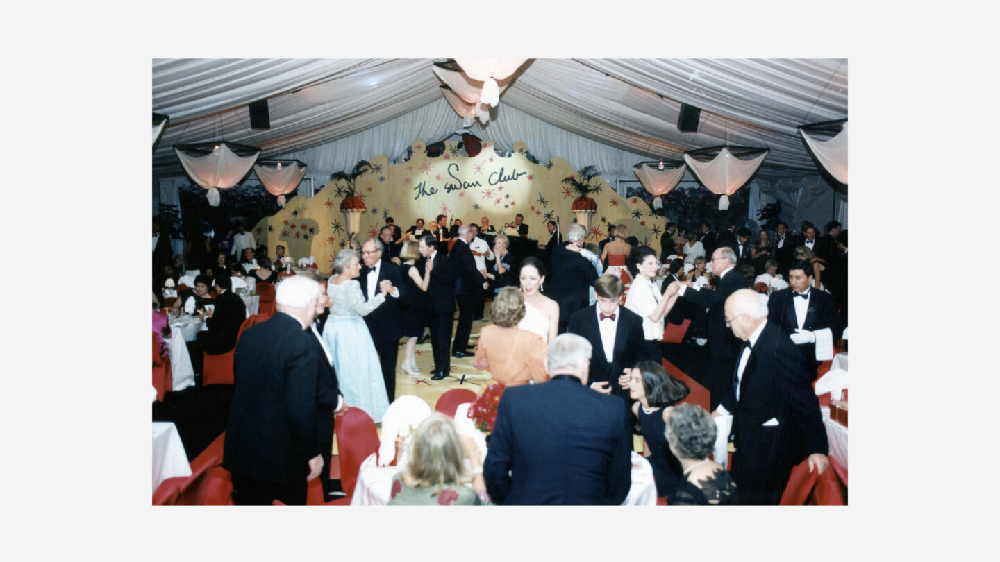 Vintage photo from Swan House Ball