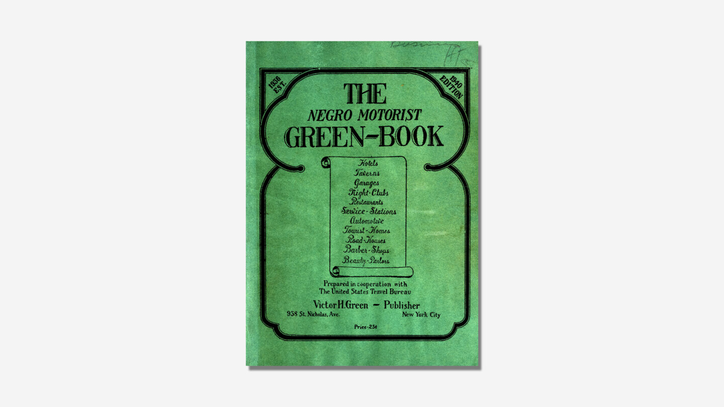 The cover of the 1940 edition of the Negro Motorist Green Book.