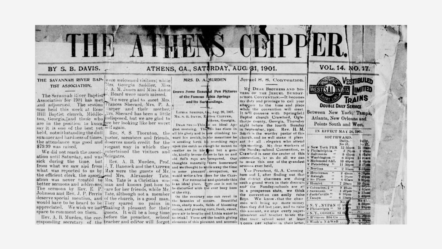 Athens weekly newspaper
