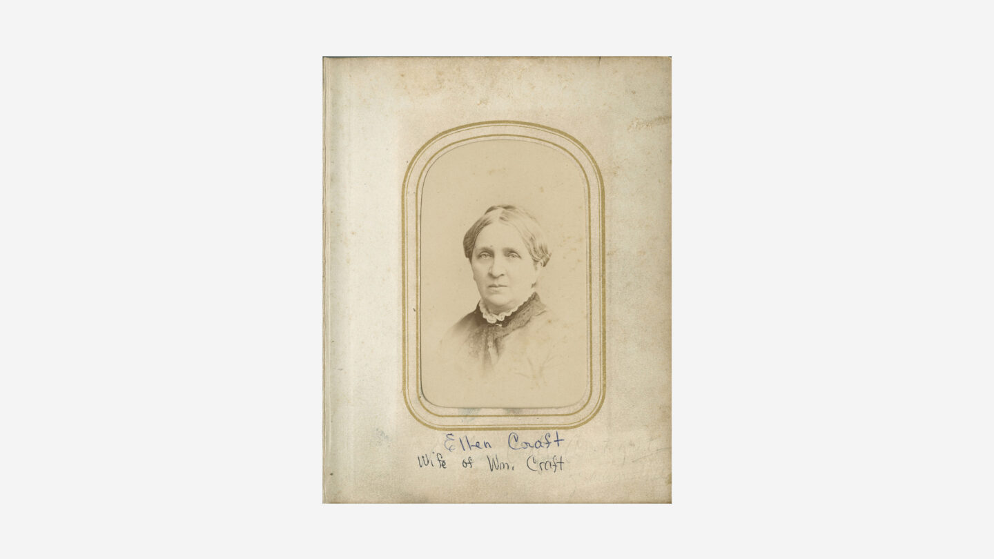 A photo of Ellen Craft in old age.
