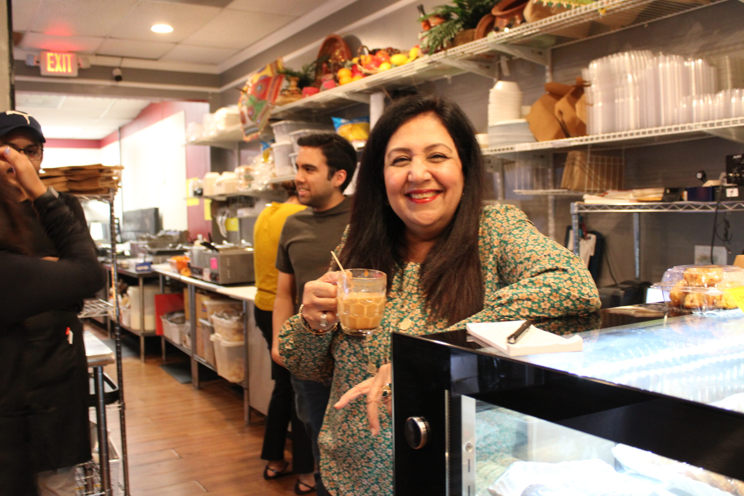 Farah Mehmood, co-owner of Dil Bahar Cafe and wife of Azhar Mehmood