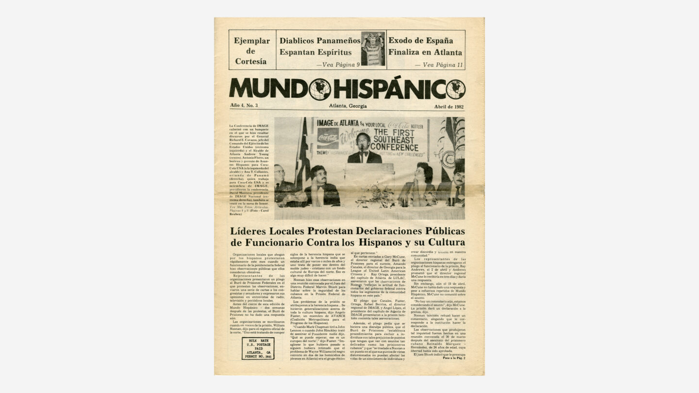 Mundo Hispanico, April 1982