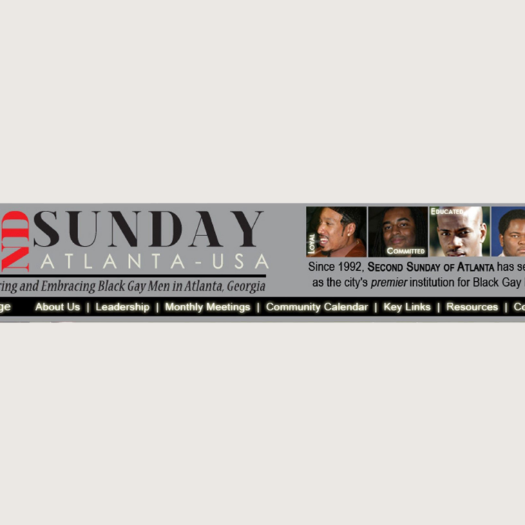 Second Sunday website header