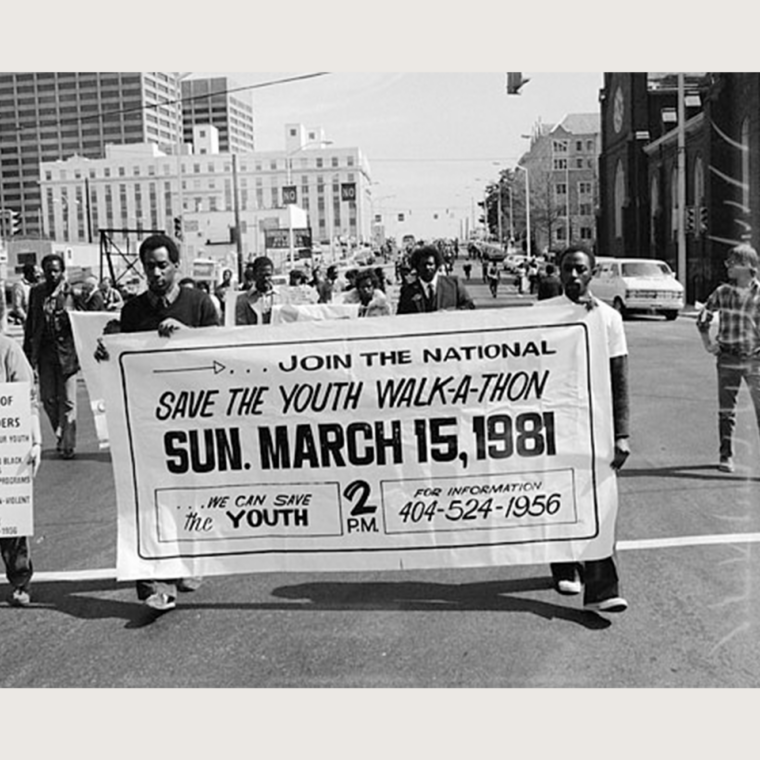 people marching in protest