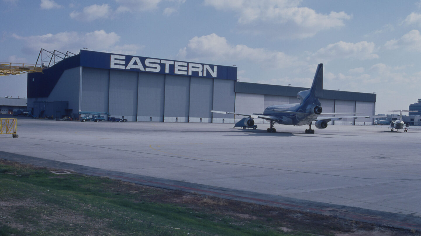 Eastern Air Lines Hanger at Hartsfield Atlanta International Airport, 1990