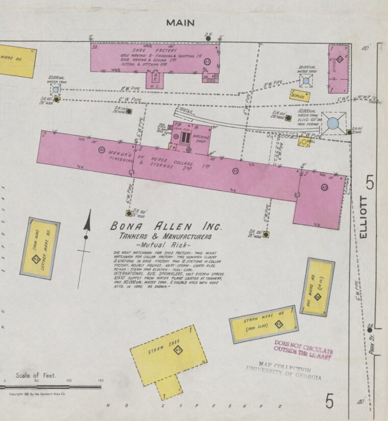 map of Buford, Gwinnett County, GA