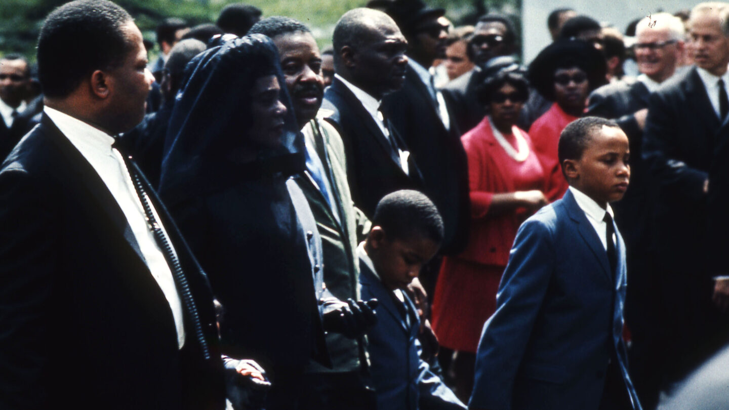 Dexter King and Family at MLK Funeral 