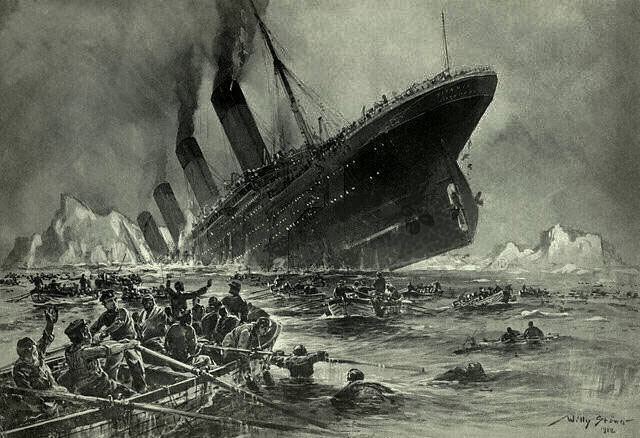 titanic sinking